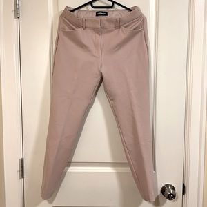 EXPRESS Blush Pink High Waisted Trousers Pants Business Casual